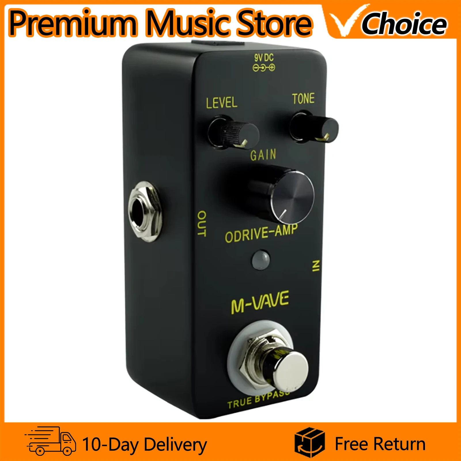 M-VAVE Electric Guitar Effect Pedal Overdrive-AMP Pedal Overdrive Effect True Bypass Zinc Alloy Shell Guitar Accessories Parts
M-VAVE Electric Guitar Effect Pedal Overdrive-AMP Pedal Overdrive Effect True Bypass Zinc Alloy Shell Guitar Accessories Parts