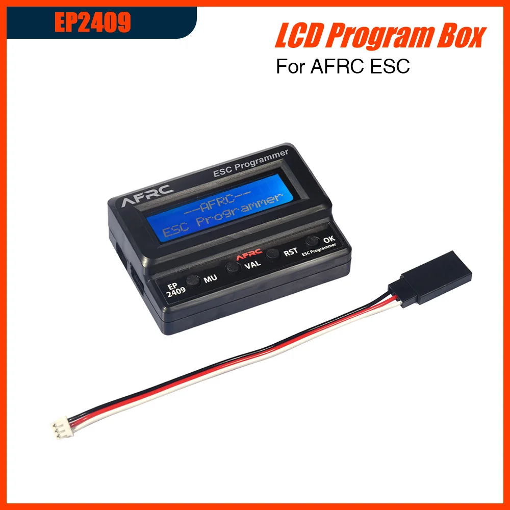 AFRC EP2409 LCD ESC programmer for AFRC Electronic Speed Controller ESC programming settings DIY Assembly Upgrading
AFRC EP2409 LCD ESC programmer for AFRC Electronic Speed Controller ESC programming settings DIY Assembly Upgrading