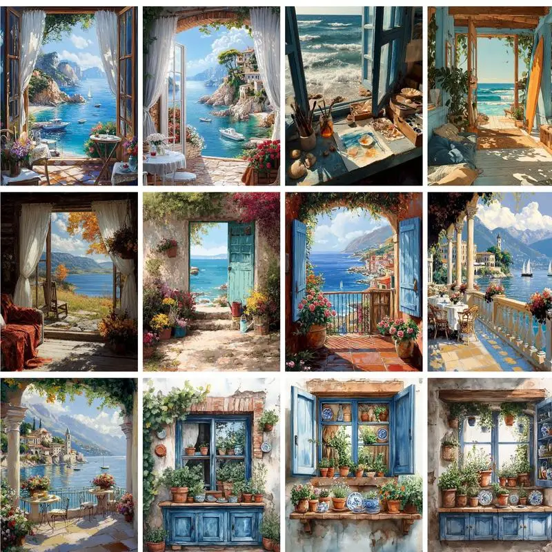 GATYZTORY Oil Painting By Numbers Frame Canvas Painting Wooden House Number Painting Wall Decor Diy Gift Drawing By Number
GATYZTORY Oil Painting By Numbers Frame Canvas Painting Wooden House Number Painting Wall Decor Diy Gift Drawing By Number