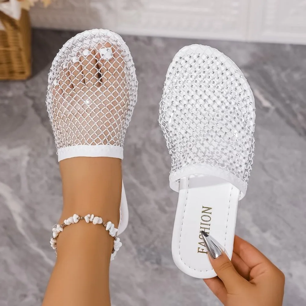 Sexy Fashion Women's Slippers 2025 Summer New Mesh Trendy Breathable Women's Shoes Comfortable Flat Non-Slip Outdoor Shoes
Sexy Fashion Women's Slippers 2025 Summer New Mesh Trendy Breathable Women's Shoes Comfortable Flat Non-Slip Outdoor Shoes