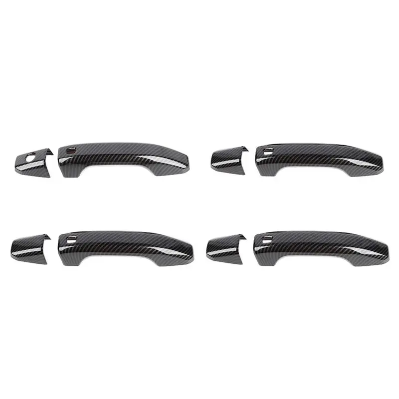 Car Side Door Handles Trim Cover Carbon Fiber Pattern Automotive Supplies For Chevy Suburban 2020-2023 Tahoe GMC Yukon 2021-2023
Car Side Door Handles Trim Cover Carbon Fiber Pattern Automotive Supplies For Chevy Suburban 2020-2023 Tahoe GMC Yukon 2021-2023
