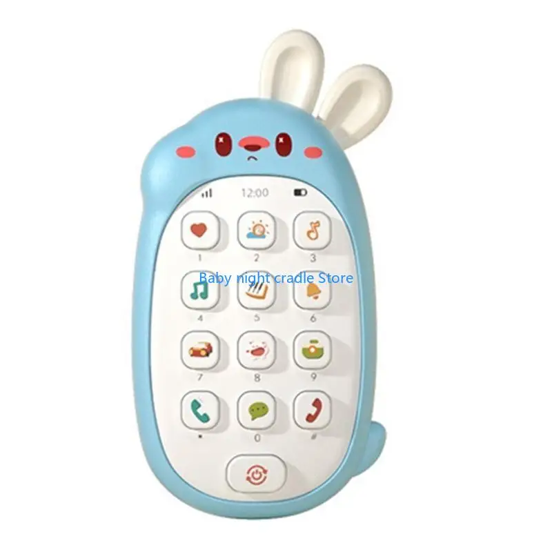 J2FF Baby Simulation Telephone Toy with Soft Teether Musical Realistic Toy with Light & Sound Educational Toy for Infant
J2FF Baby Simulation Telephone Toy with Soft Teether Musical Realistic Toy with Light & Sound Educational Toy for Infant