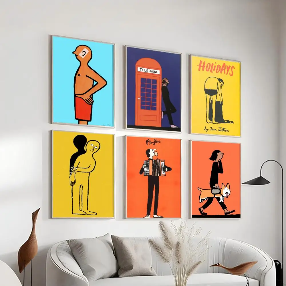 J-Jean-J-Jullien Painting Art Poster HD Art Sticky Wall Waterproof Home Living Room Bedroom Bar Aesthetic Decoration Gift
J-Jean-J-Jullien Painting Art Poster HD Art Sticky Wall Waterproof Home Living Room Bedroom Bar Aesthetic Decoration Gift