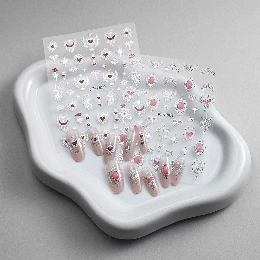 1Sheet Bohemia Sun Moon Star Nail Art Stickers Self Adhesive Bronzing Love Heart Nail Decals Self Adhesive Retro Manicure Slider
1Sheet Bohemia Sun Moon Star Nail Art Stickers Self Adhesive Bronzing Love Heart Nail Decals Self Adhesive Retro Manicure Slider