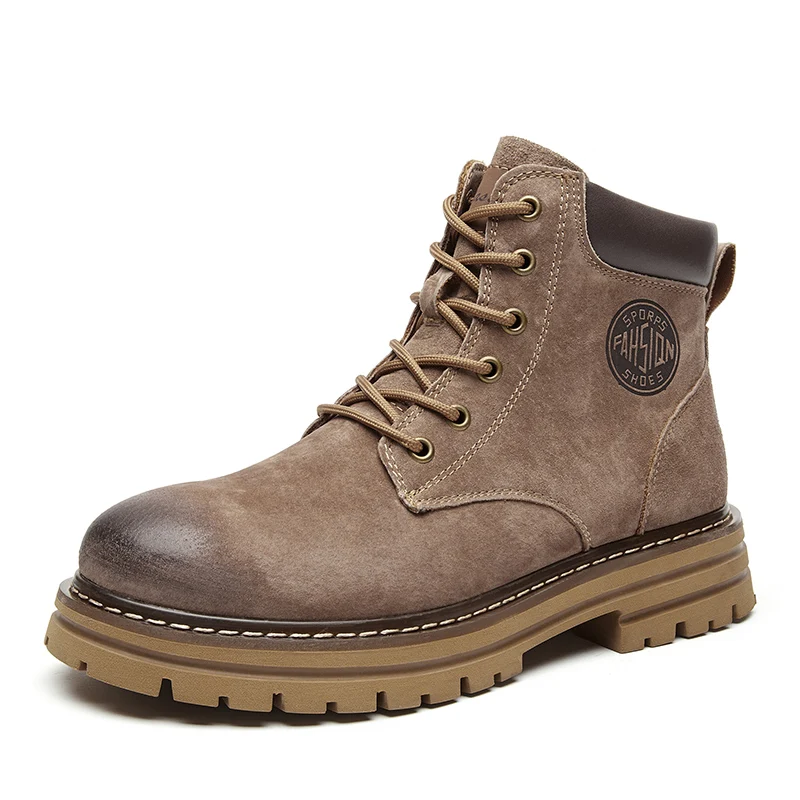 Outdoor Mountaineering Work Boots for Men: 2025 New Big Yellow Boots, High-Top Height-Increasing British Style Durable Work Shoe
Outdoor Mountaineering Work Boots for Men: 2025 New Big Yellow Boots, High-Top Height-Increasing British Style Durable Work Shoe