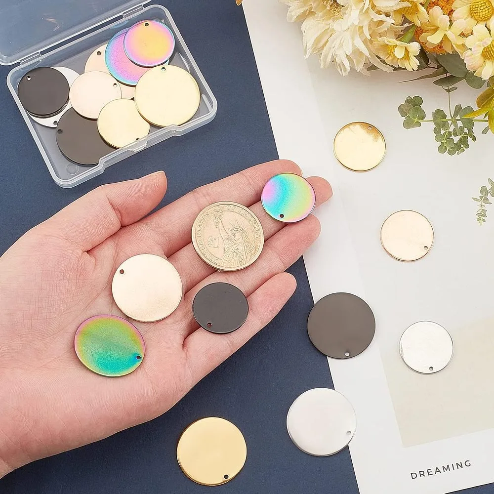 20Pcs 10 Style Ion Plating(IP) 304 Stainless Steel Charms with Jump Rings Laser Cut Heart with Alphabet Mixed Color 25~20x1mm
20Pcs 10 Style Ion Plating(IP) 304 Stainless Steel Charms with Jump Rings Laser Cut Heart with Alphabet Mixed Color 25~20x1mm