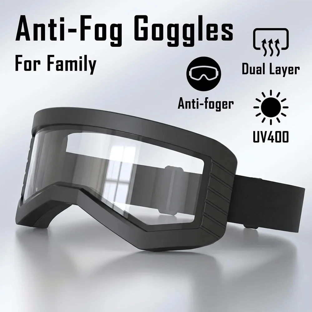 Parent Child Ski Goggles Family Matching Anti-Fog Double Lens UV400 Snowboard Glasses Adult Kids Winter Sports Eyewear Lunette
Parent Child Ski Goggles Family Matching Anti-Fog Double Lens UV400 Snowboard Glasses Adult Kids Winter Sports Eyewear Lunette