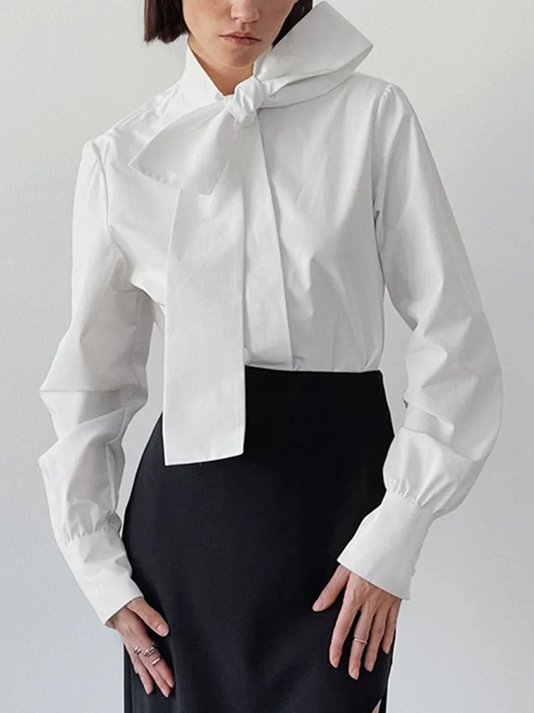 White Blouse Women Fashion Bow Collar Shirts Office Ladies Autumn Long Sleeve Shirt Female Casual Single Breasted Blusas Para
White Blouse Women Fashion Bow Collar Shirts Office Ladies Autumn Long Sleeve Shirt Female Casual Single Breasted Blusas Para