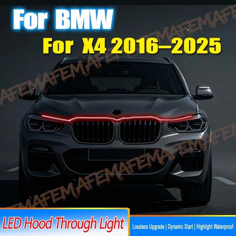 Scan Starting Led Car Hood Light Strip Decorative Lamp Flexible DRL For BMW X4 2016-2025 Daytime Running Lights Headlight Strips
Scan Starting Led Car Hood Light Strip Decorative Lamp Flexible DRL For BMW X4 2016-2025 Daytime Running Lights Headlight Strips