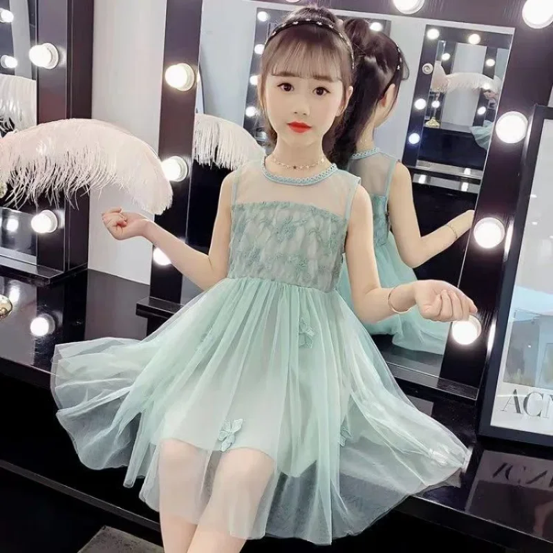 Girls Dress Summer New Princess Dress Children's Fluffy Gauze Girls Casual Dresses Toddler Girl Clothes 2 6 8 10 11 12 Year Old
Girls Dress Summer New Princess Dress Children's Fluffy Gauze Girls Casual Dresses Toddler Girl Clothes 2 6 8 10 11 12 Year Old
