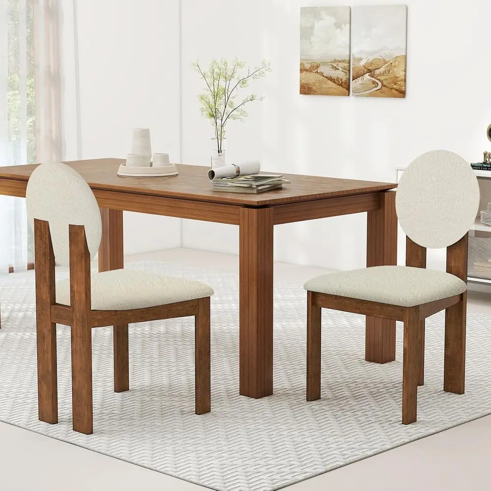 Padded Dining Chairs Set of 2, Modern Kitchen Chairs with Rubberwood Legs, Suitable for Accent in Living or Dining Areas
Padded Dining Chairs Set of 2, Modern Kitchen Chairs with Rubberwood Legs, Suitable for Accent in Living or Dining Areas