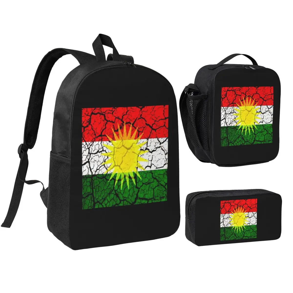Kurdistan Flag Backpack Student BookBag School Bag Shoulder Bags 3ps Insulated Lunch Bag Pencil Case
Kurdistan Flag Backpack Student BookBag School Bag Shoulder Bags 3ps Insulated Lunch Bag Pencil Case