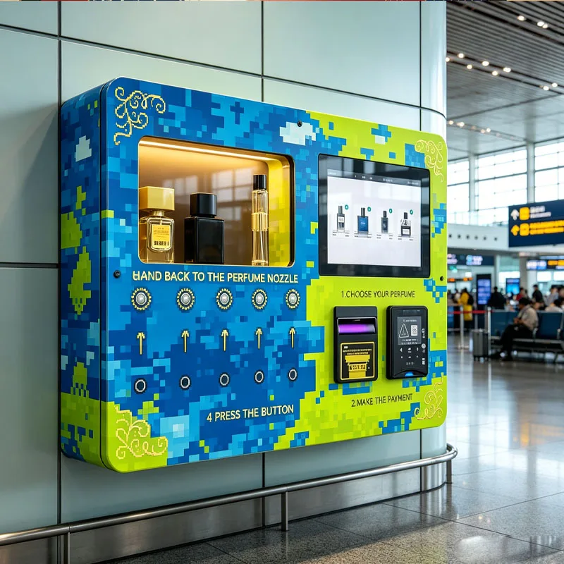 Perfume Spray Tester Station Smart Fragrance Experience Kiosk with Cashless Payment Wholesale Customized
Perfume Spray Tester Station Smart Fragrance Experience Kiosk with Cashless Payment Wholesale Customized