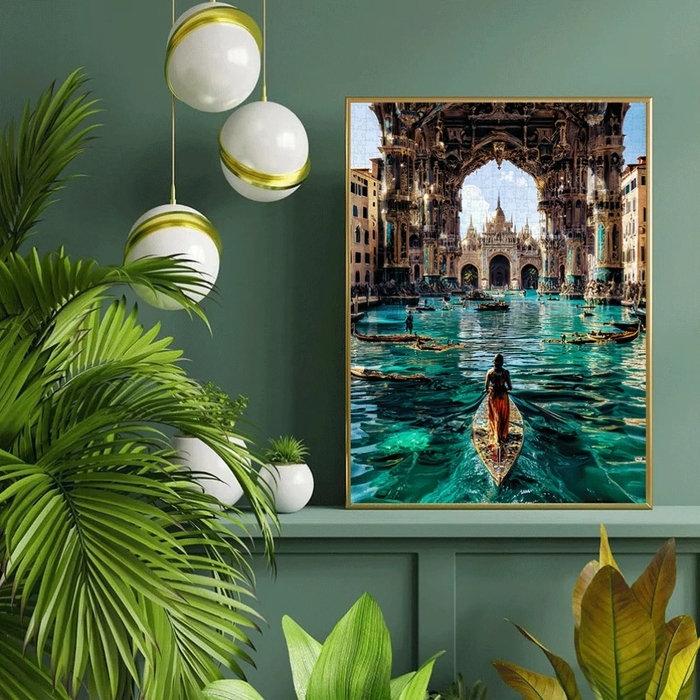 1000 шт. большая реалистичная архитектурная головоломка размером 69,85x49,78 см - дизайн венецианского канала и гондола, сложные итальянские арчи
1000 шт. большая реалистичная архитектурная головоломка размером 69,85x49,78 см - дизайн венецианского канала и гондола, сложные итальянские арчи