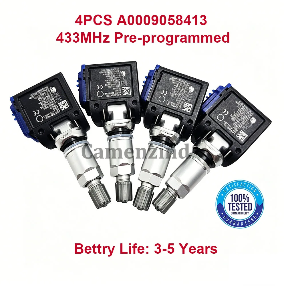 4Pcs TPMS Tire Pressure Sensor A0009058413 A0009058706 For Benz C-Class W206 E-Class C236 EQE V295 X294 EQS V297 X296 GLC X254
4Pcs TPMS Tire Pressure Sensor A0009058413 A0009058706 For Benz C-Class W206 E-Class C236 EQE V295 X294 EQS V297 X296 GLC X254