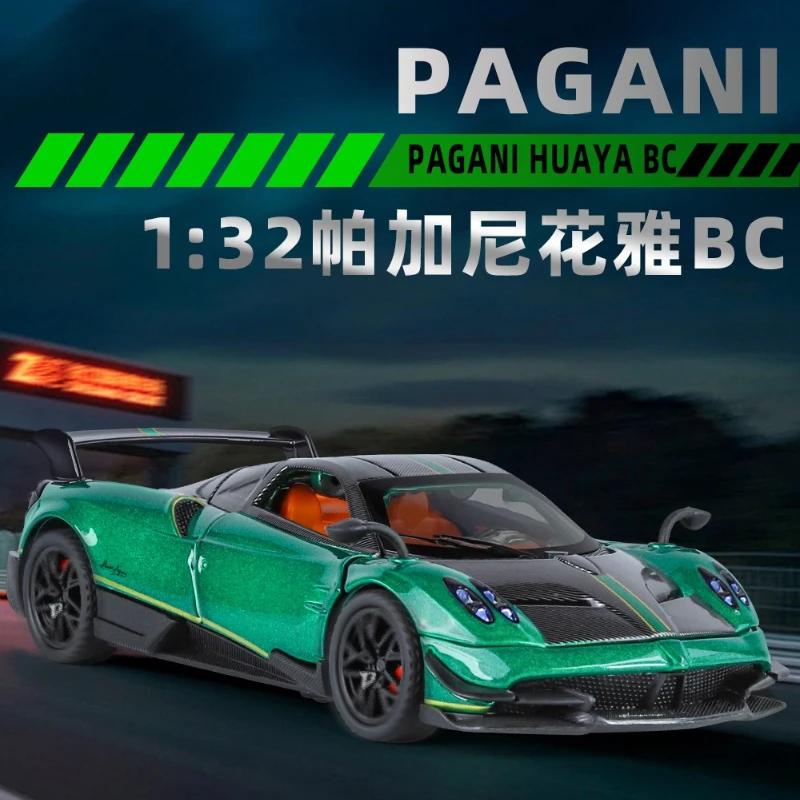 Модель автомобиля Huayra 1:32 из сплава, имитация с раскрытыми дверями-крыльями, звук и свет, откат назад, детская игрушка, коллекционный декор
Модель автомобиля Huayra 1:32 из сплава, имитация с раскрытыми дверями-крыльями, звук и свет, откат назад, детская игрушка, коллекционный декор
