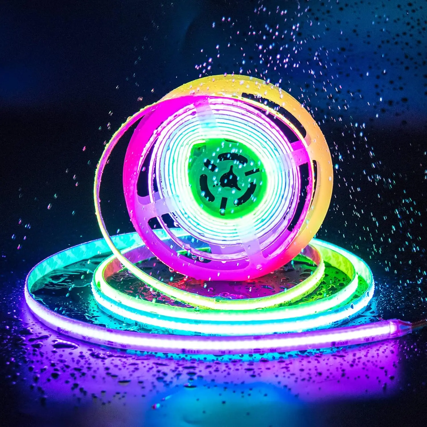 Водонепроницаемая светодиодная лента IP65 RGB Smart IC COB, 7,5 м, адресная, с эффектом плавного перелива цветов, для ТВ, комнаты, вечеринок, DIY декора
Водонепроницаемая светодиодная лента IP65 RGB Smart IC COB, 7,5 м, адресная, с эффектом плавного перелива цветов, для ТВ, комнаты, вечеринок, DIY декора