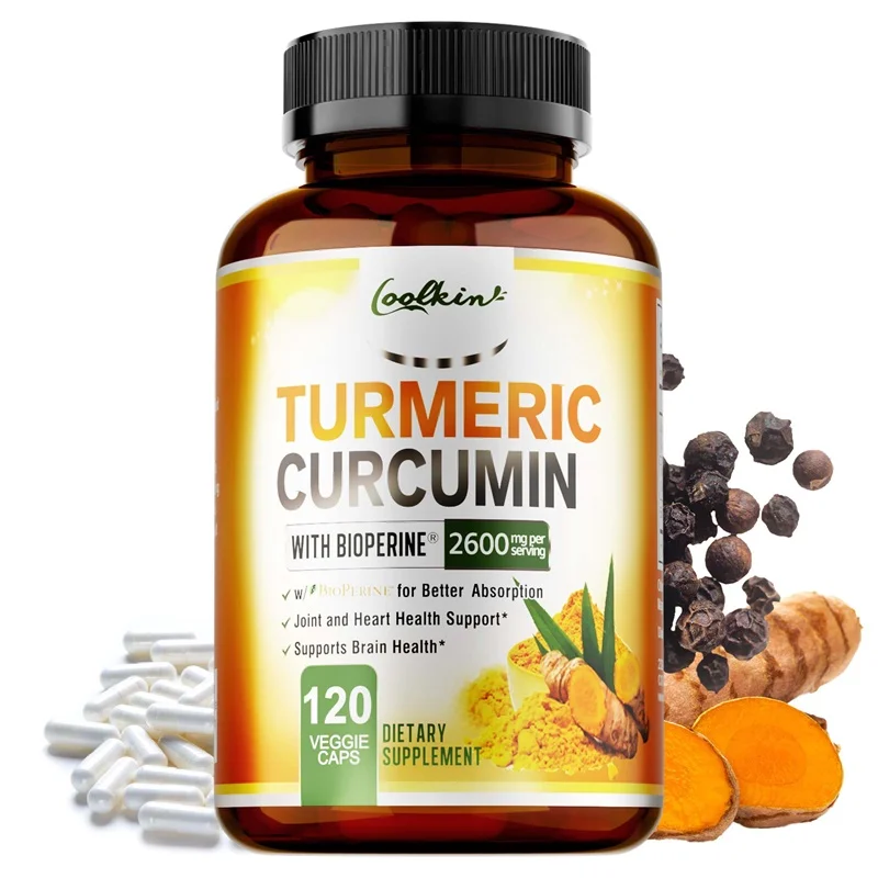 Turmeric Curcumin Capsules - for Relieve Joint Inflammation, Improve Joint Mobility, Support Bone & Joint Health
Turmeric Curcumin Capsules - for Relieve Joint Inflammation, Improve Joint Mobility, Support Bone & Joint Health