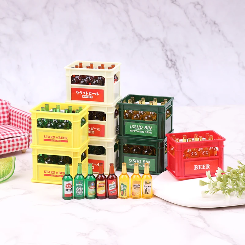 Миниатюрная пивная бутылка для кукольного домика с корзиной для хранения, мебель для кукольного домика, Миниатюрные аксессуары, 1 комплект
Миниатюрная пивная бутылка для кукольного домика с корзиной для хранения, мебель для кукольного домика, Миниатюрные аксессуары, 1 комплект