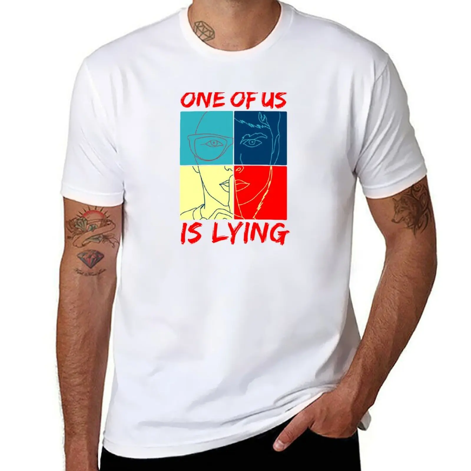 One Of Us Is Lying sticker t-shirt shirt Karen M. McManus Livres Nominiert für den Deutschen Jugendliteraturpreis 2019 2 T-Shirt
One Of Us Is Lying sticker t-shirt shirt Karen M. McManus Livres Nominiert für den Deutschen Jugendliteraturpreis 2019 2 T-Shirt