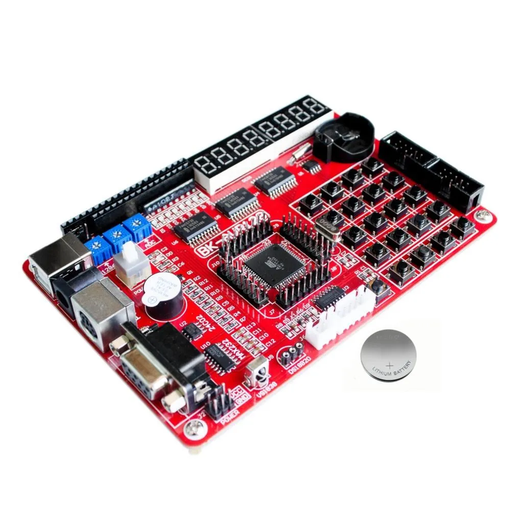 Специальная плата разработки AVR с красной короной ATMEGA128, обучающая доска, экспериментальная доска, супер экономичная
Специальная плата разработки AVR с красной короной ATMEGA128, обучающая доска, экспериментальная доска, супер экономичная