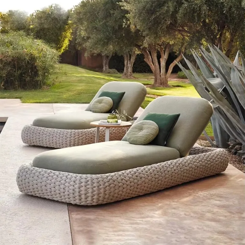 Cute Creative Design Hotel Pool Outdoor Patio Furniture Hemp Rope Chaise Luxury Sunbeds Garden Outdoor Furniture Set
Cute Creative Design Hotel Pool Outdoor Patio Furniture Hemp Rope Chaise Luxury Sunbeds Garden Outdoor Furniture Set