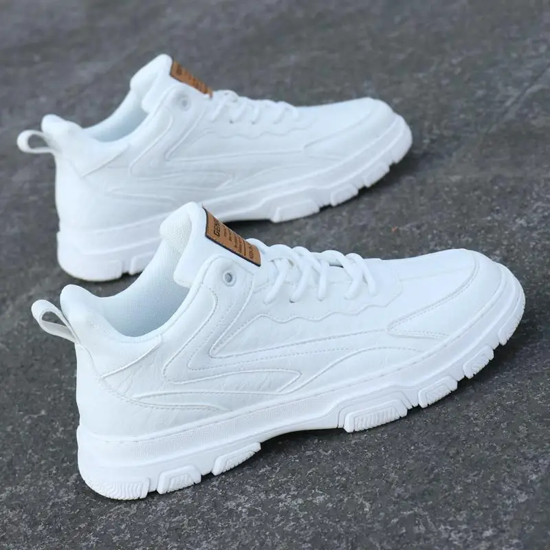 Men's Spring 2024 Leather Surface Waterproof Casual Travel Shoes Soft Bottom Versatile Workwear White Shoes Tourist Footwear
Men's Spring 2024 Leather Surface Waterproof Casual Travel Shoes Soft Bottom Versatile Workwear White Shoes Tourist Footwear