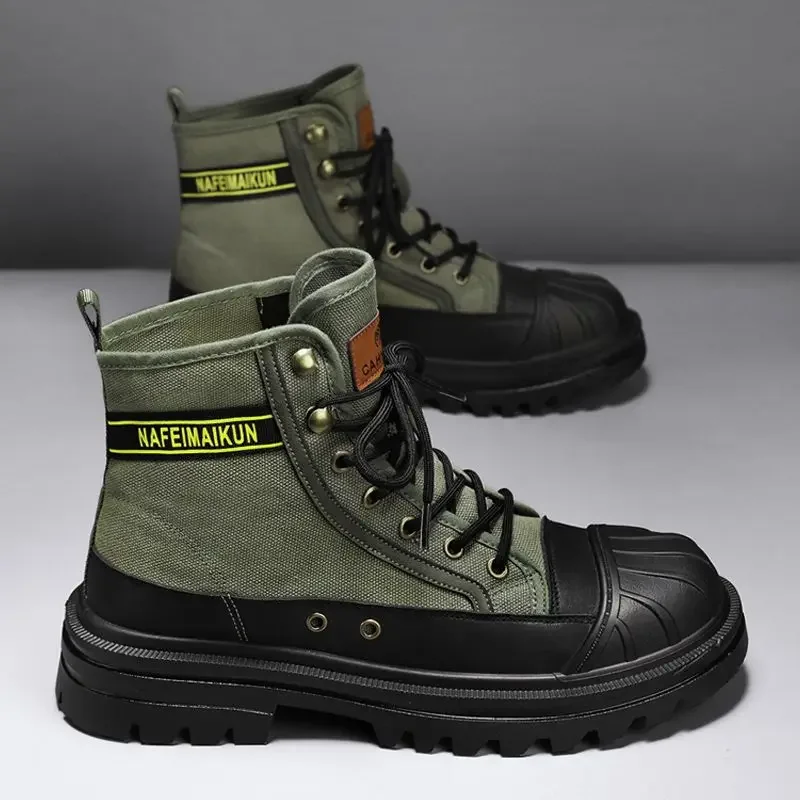 Canvas Platform for Motorcyclist Men's Boots Motorcycle Hot Selling Comfortable Cheap Size 44 Footwear 45 Non Slip Male Shoes
Canvas Platform for Motorcyclist Men's Boots Motorcycle Hot Selling Comfortable Cheap Size 44 Footwear 45 Non Slip Male Shoes