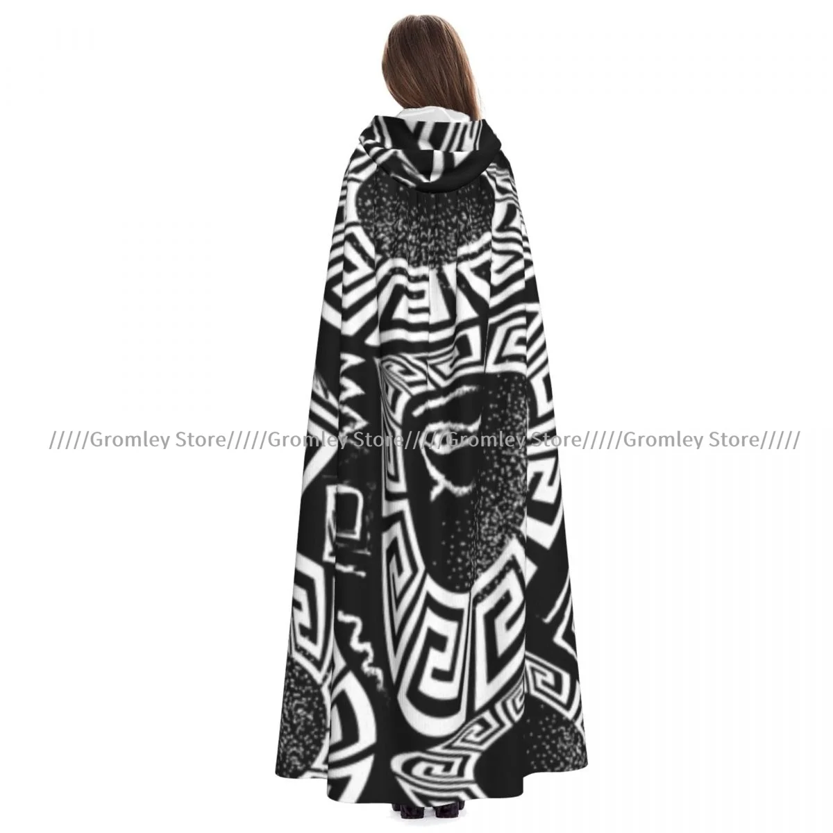 Medieval Halloween Cosplay Cloak Hooded Coat Greek Geometric Cape Coat Long Trench Costume Wizard Cloak
Medieval Halloween Cosplay Cloak Hooded Coat Greek Geometric Cape Coat Long Trench Costume Wizard Cloak