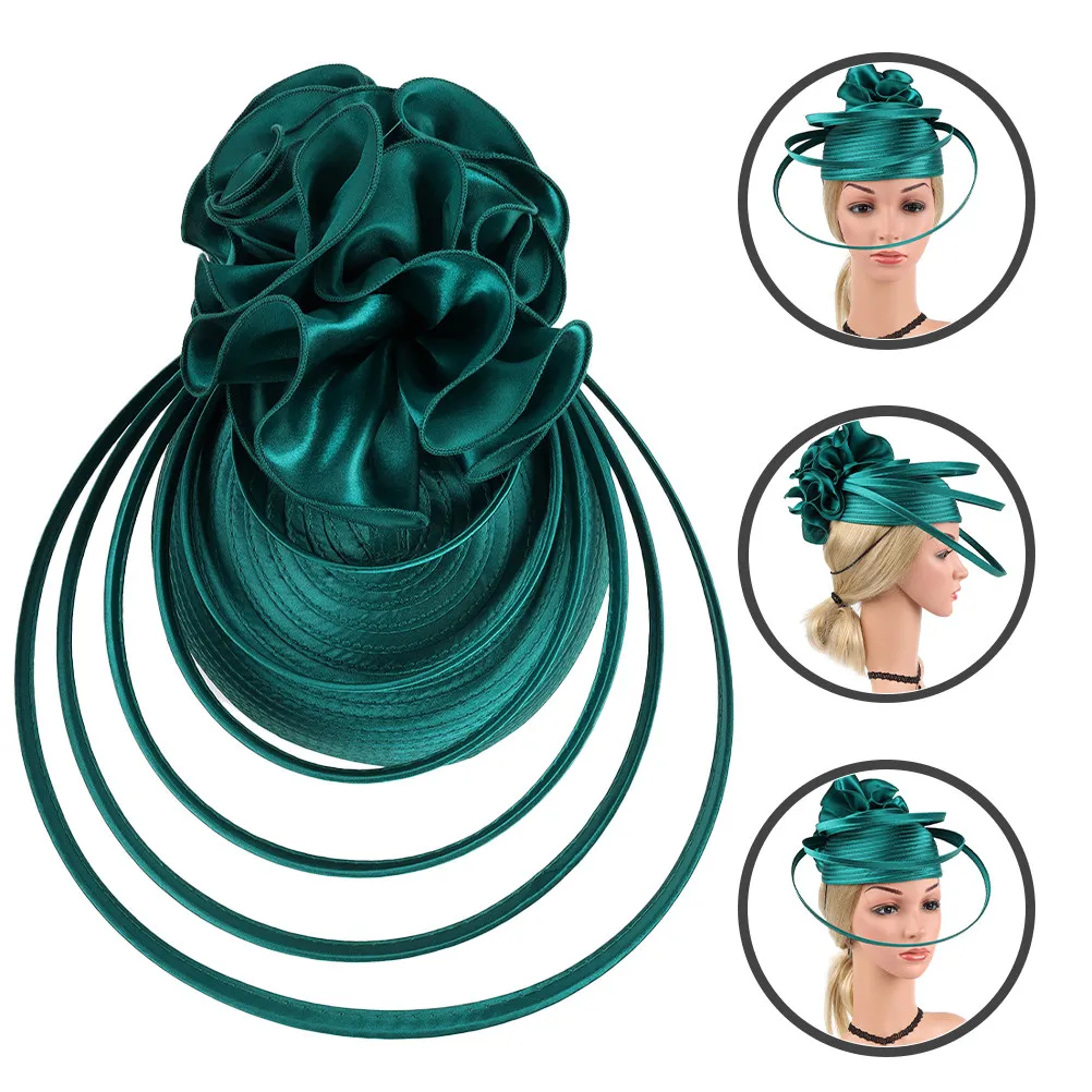 Stylish Women Fascinator Hat Tea Party Headband Wedding Bride Headdress Banquet Dress Up Elegant Lightweight Eye Catching
Stylish Women Fascinator Hat Tea Party Headband Wedding Bride Headdress Banquet Dress Up Elegant Lightweight Eye Catching