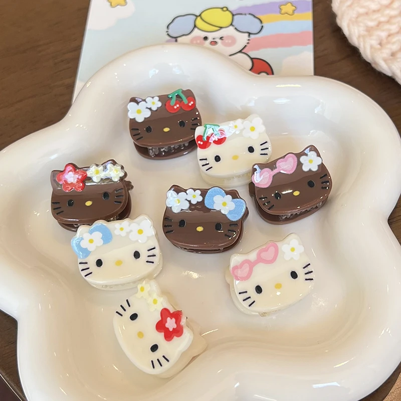 Мини-заколки для волос Sanrio Hello Kittys для челки в стиле каваи, нескользящие милые аксессуары для волос, японские модные головные уборы для женщин
Мини-заколки для волос Sanrio Hello Kittys для челки в стиле каваи, нескользящие милые аксессуары для волос, японские модные головные уборы для женщин