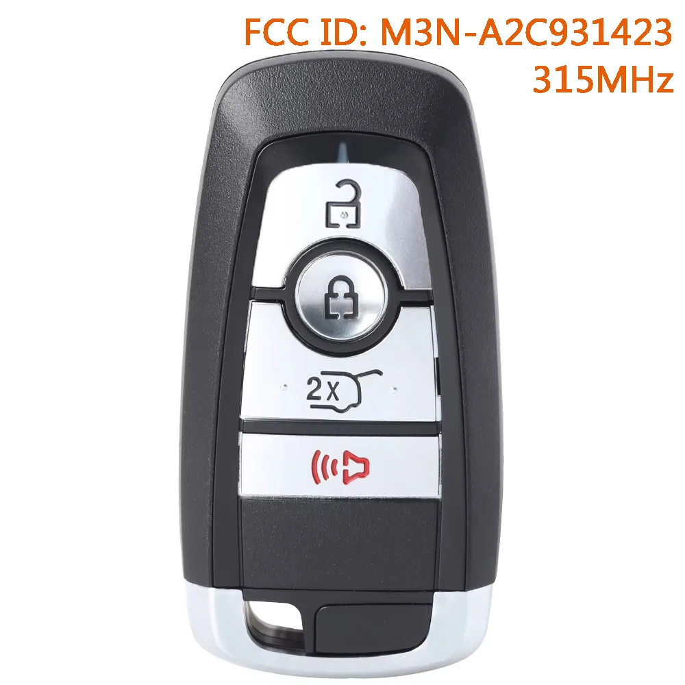 KEYECU M3N-A2C931423 315MHz Smart Remote Car Key Fob for Ford Expedition Explorer Edge Bronco Mustang Mach-E ID49 Chip
KEYECU M3N-A2C931423 315MHz Smart Remote Car Key Fob for Ford Expedition Explorer Edge Bronco Mustang Mach-E ID49 Chip