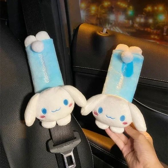 Sanrio Hello Kitty Car Seat Belt Cover Kawaii Kuromi Stitch Mickey Anime Auto Decor Accessories Plush Anti-wear Protective Cover
Sanrio Hello Kitty Car Seat Belt Cover Kawaii Kuromi Stitch Mickey Anime Auto Decor Accessories Plush Anti-wear Protective Cover