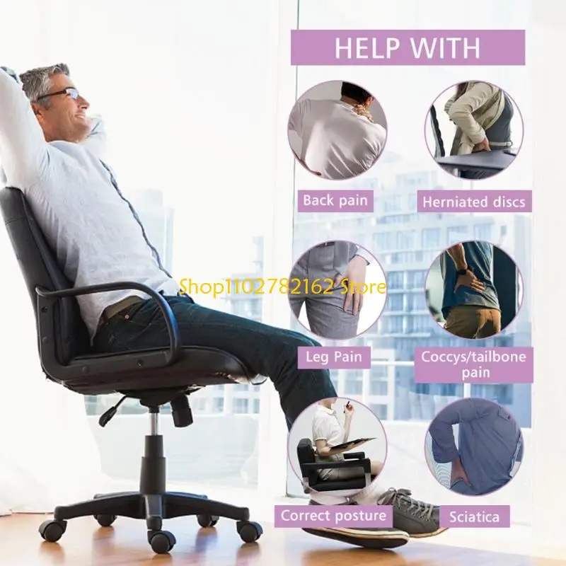 547B Memory Foam Cushion for Tailbone Pain Auto Office Chair Back Sciatica Support
547B Memory Foam Cushion for Tailbone Pain Auto Office Chair Back Sciatica Support