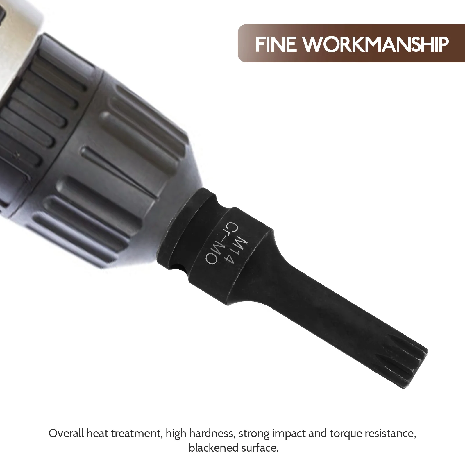 Chrome molybdenum Steel Impact Drill Set 1 2 Inch Drive Bit Nut Driver Wrench Tools Spline Bit Durable Anti rust Treatment
Chrome molybdenum Steel Impact Drill Set 1 2 Inch Drive Bit Nut Driver Wrench Tools Spline Bit Durable Anti rust Treatment