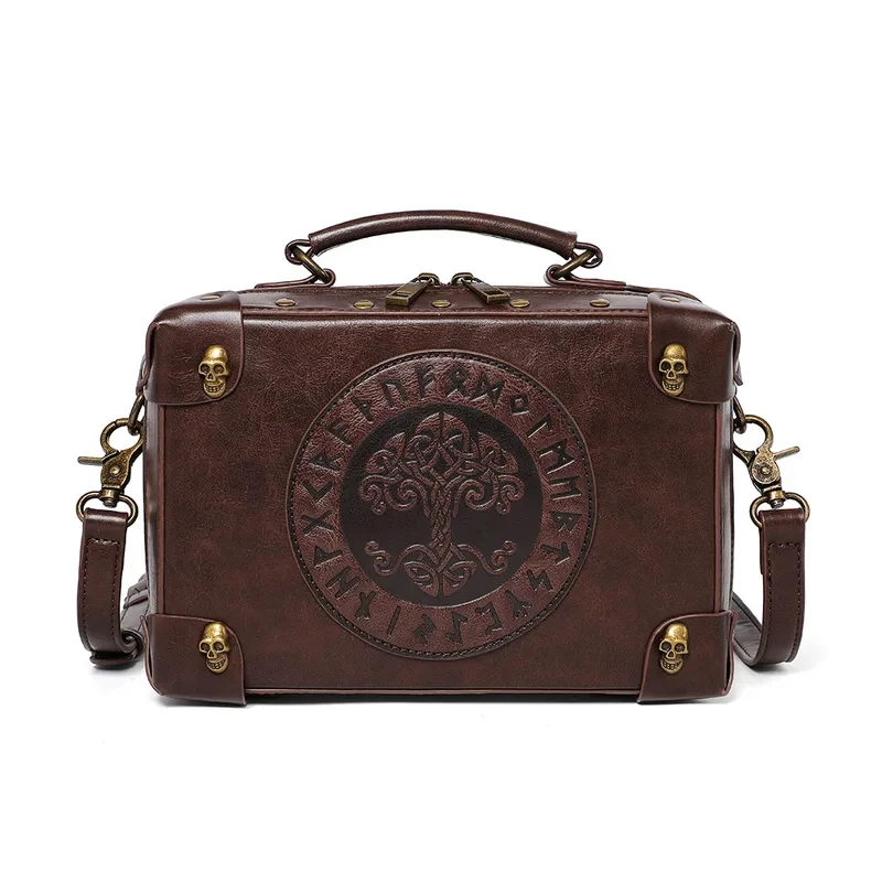 Women Industrial Punk Retro Crossbody Messenger Bag, Fashion Gift Purse for Daily Match & ATV Outdoor Riding
Women Industrial Punk Retro Crossbody Messenger Bag, Fashion Gift Purse for Daily Match & ATV Outdoor Riding