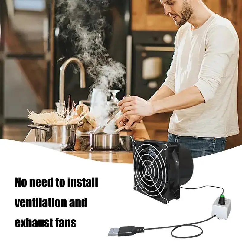 Household Ventilation Fans USB Adjustable Speed Solder Pipe Duct Exhaust Fan Mini Air Ventilation Blower Extractor Exhauster
Household Ventilation Fans USB Adjustable Speed Solder Pipe Duct Exhaust Fan Mini Air Ventilation Blower Extractor Exhauster