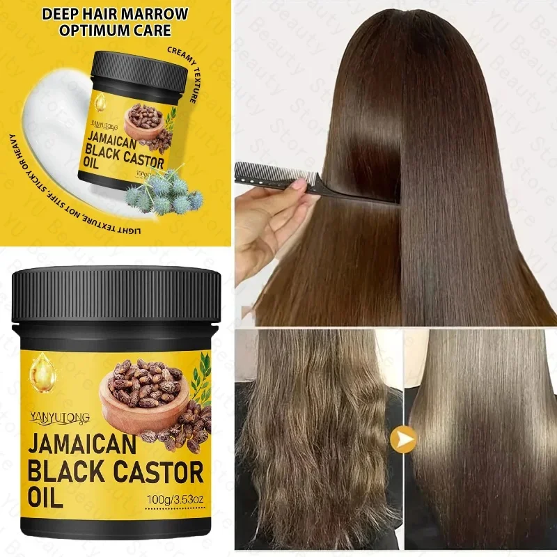 Black Castor Oil Hair Mask For Damaged Hair Treatment Keratin 5 Seconds Repairing Frizzy Smooth Nourish Straightening Care Cream
Black Castor Oil Hair Mask For Damaged Hair Treatment Keratin 5 Seconds Repairing Frizzy Smooth Nourish Straightening Care Cream