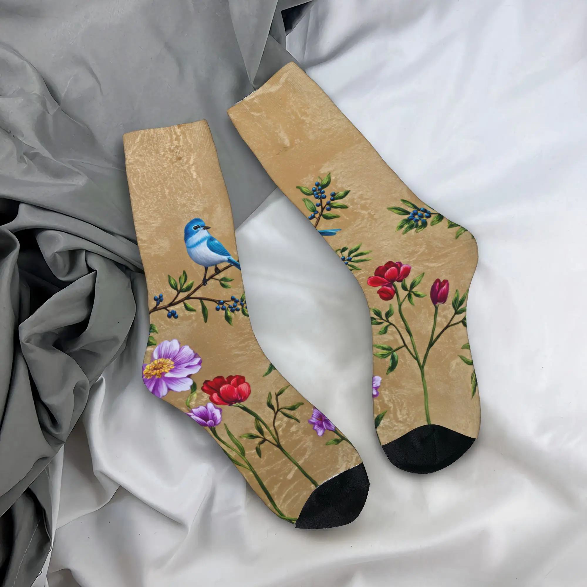 Flowers and Birds Stockings Kawaii Socks Men's Breathable Socks Autumn Outdoor Sports Design Anti Bacterial Socks Gift
Flowers and Birds Stockings Kawaii Socks Men's Breathable Socks Autumn Outdoor Sports Design Anti Bacterial Socks Gift