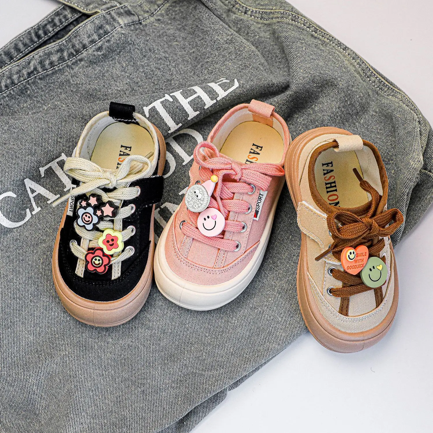2023 Autumn New Children's Canvas Shoes Baby Kids Cute Cartoon Casual Shoes Boys Girls Soft Sole Anti Slip Sports Shoes 22-31
2023 Autumn New Children's Canvas Shoes Baby Kids Cute Cartoon Casual Shoes Boys Girls Soft Sole Anti Slip Sports Shoes 22-31