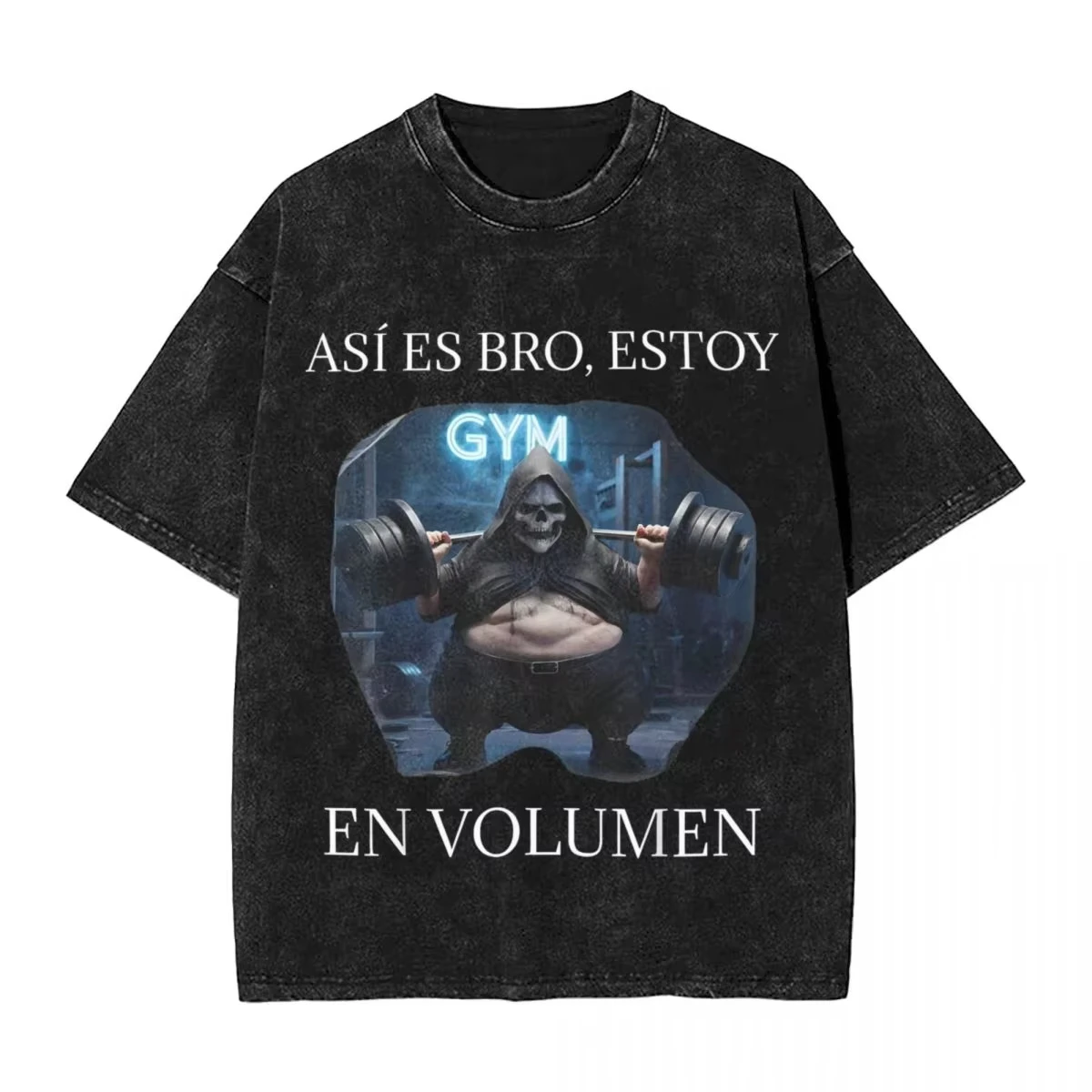 2025 Gym Skull Print Washed T-Shirt Fashion Cool To-Do Sea Por Las Senoras Summer T-Shirt Aesthetics Simple Casual Gothic Top
2025 Gym Skull Print Washed T-Shirt Fashion Cool To-Do Sea Por Las Senoras Summer T-Shirt Aesthetics Simple Casual Gothic Top