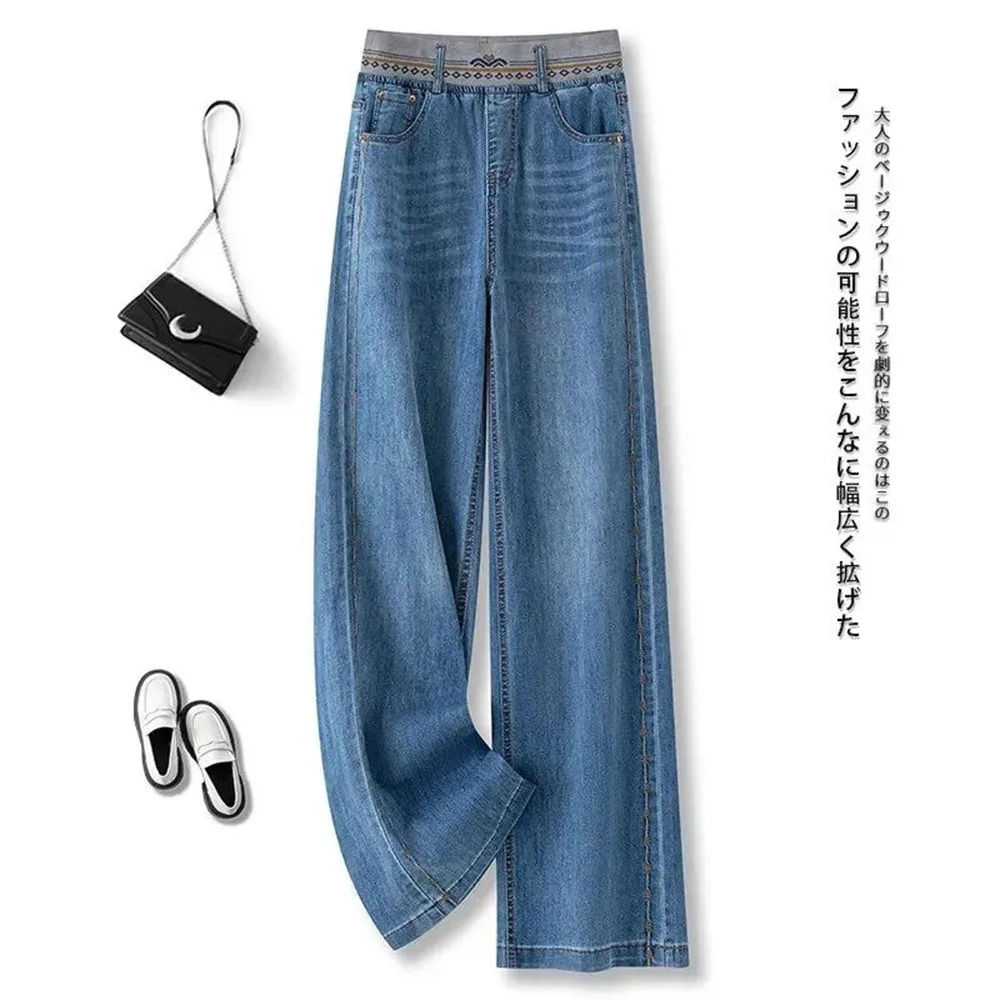 Narrow Version Wide-Leg Pants Female Summer Thin Jeans High Waist Loose Slim Joker little Nine Straight Cowboy Tube Pants Women
Narrow Version Wide-Leg Pants Female Summer Thin Jeans High Waist Loose Slim Joker little Nine Straight Cowboy Tube Pants Women