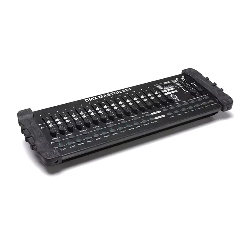 Высококачественный DMX 384 DMX-контроллер, сценическое освещение с подвижной головкой, светодиодный светильник Par Light DMX512, противотуманная машина, диско-консоль
Высококачественный DMX 384 DMX-контроллер, сценическое освещение с подвижной головкой, светодиодный светильник Par Light DMX512, противотуманная машина, диско-консоль