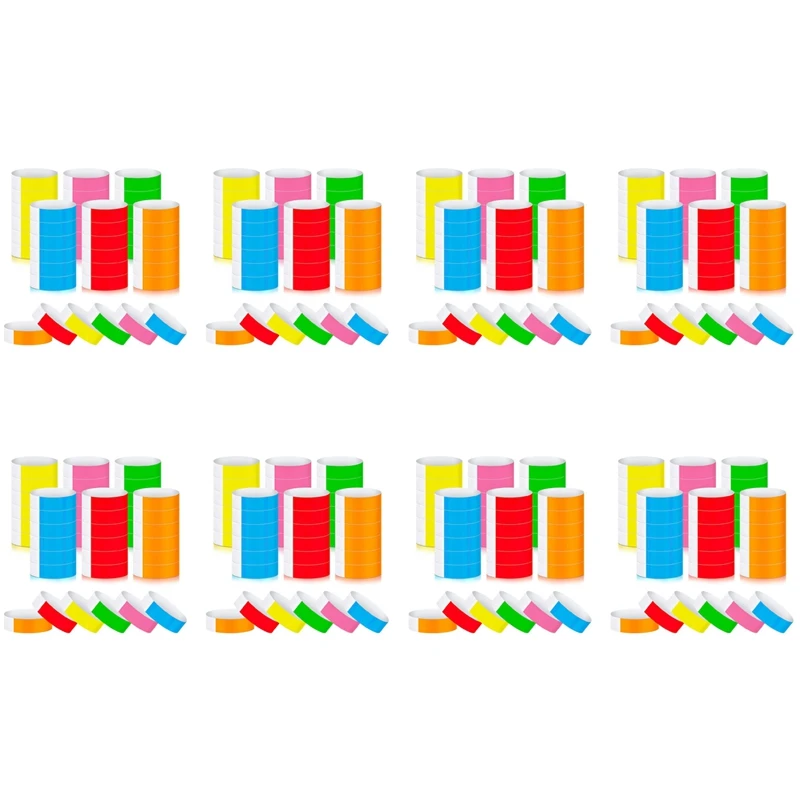 ELOS-4800Pcs Waterproof Hand Bands Neon Wrist Bands For Events Concert Wristbands Adhesive Wristbands For Party
ELOS-4800Pcs Waterproof Hand Bands Neon Wrist Bands For Events Concert Wristbands Adhesive Wristbands For Party
