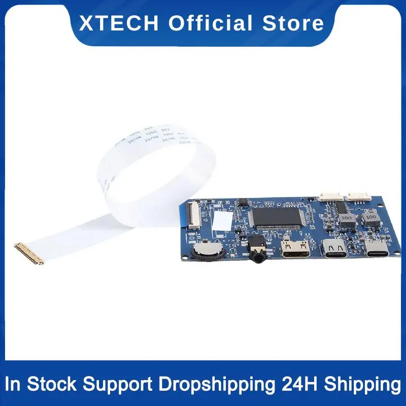 XTECH 2X LCD Monitor Driver Laptop LCD Driver 30Pin EDP LCD Panel Controller DMI-Compatible TYPE-C LCD Driver 1920X1080
XTECH 2X LCD Monitor Driver Laptop LCD Driver 30Pin EDP LCD Panel Controller DMI-Compatible TYPE-C LCD Driver 1920X1080