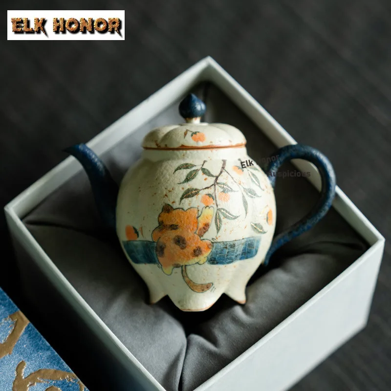 100ml Pure Hand-painted Orange Cat Teapot Zen Tea Infuser Pot Tea Maker Kettle with Filter Chinese Tea Set Supplies Decoration
100ml Pure Hand-painted Orange Cat Teapot Zen Tea Infuser Pot Tea Maker Kettle with Filter Chinese Tea Set Supplies Decoration
