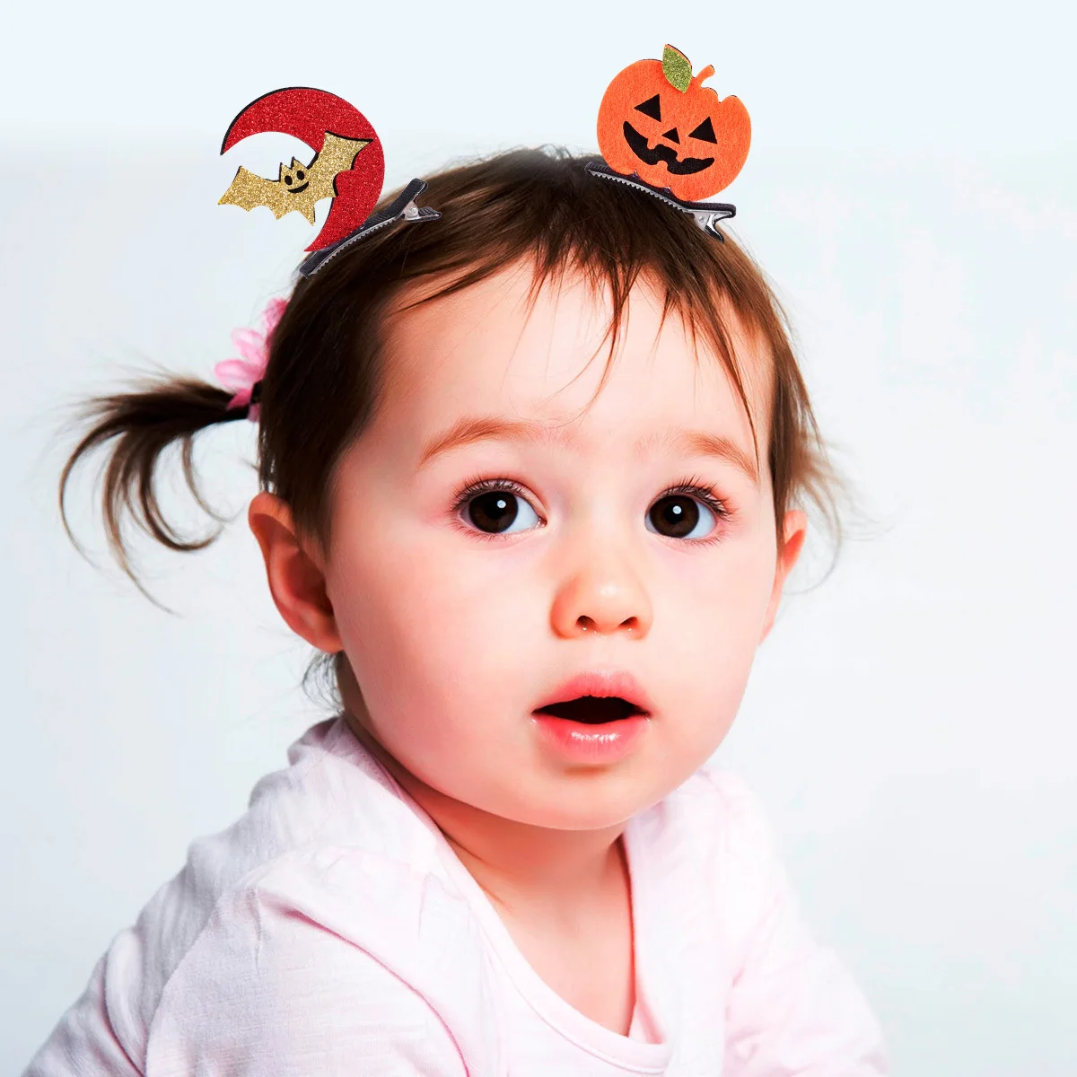 1Set Halloween Hair Clips 6 Styles Pumpkin Hairpin Bat Hairpin Reusable Theme Party Accessories Pumpkin Hair Pin
1Set Halloween Hair Clips 6 Styles Pumpkin Hairpin Bat Hairpin Reusable Theme Party Accessories Pumpkin Hair Pin