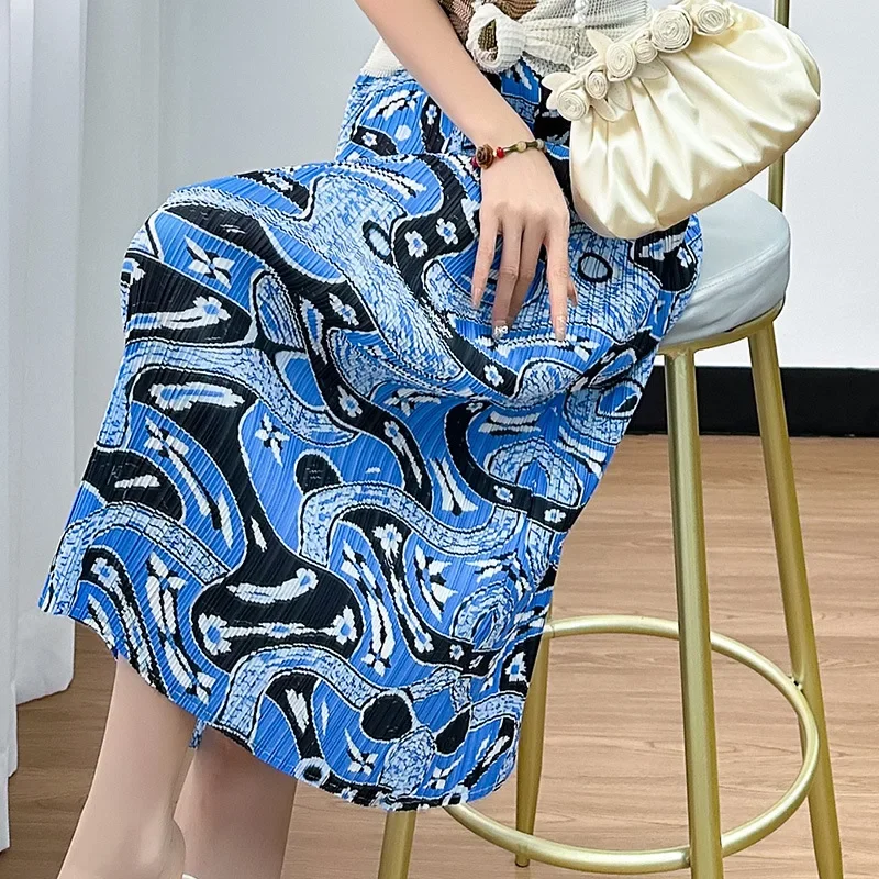 Miyake Pleated Skirt Women 2024 New Product Lazy Style Fashionable Floral Print Pleated Hip Casual Temperament Skirt for Women
Miyake Pleated Skirt Women 2024 New Product Lazy Style Fashionable Floral Print Pleated Hip Casual Temperament Skirt for Women