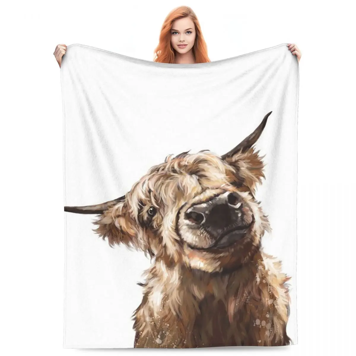 Highland Cow Blankets Fleece Sofa Throw Blanket Warm Throw Blankets for Couch Bedding Travel Throws Bedspread Quilt
Highland Cow Blankets Fleece Sofa Throw Blanket Warm Throw Blankets for Couch Bedding Travel Throws Bedspread Quilt