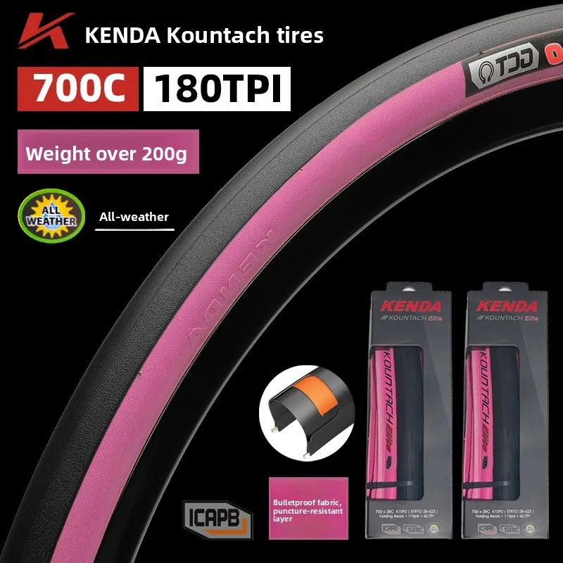 Kenda Racing Велосипедная шина Ультратонкая легкая внешняя камера для шоссейного велосипеда 700X25/28C Розовый цвет Велосипедное снаряжение
Kenda Racing Велосипедная шина Ультратонкая легкая внешняя камера для шоссейного велосипеда 700X25/28C Розовый цвет Велосипедное снаряжение